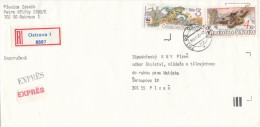 I3974 - Czechoslovakia (1990) 701 00 Ostrava 1 (stamp: WWF!) - Cartas & Documentos