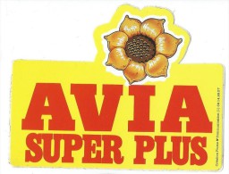 Hydrocarbures/ AVIA Super Plus  /Années 1980  ACOL33 - Autocollants