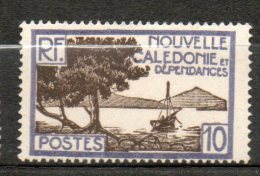 N CALEDONIE  10c Violet Sépia 1928-38 N°143 - Unused Stamps