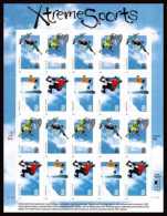 USA 1999 Xtreme Sports Sheets Of 20 $6.60 MNH  SC 3321-3324sp YV BF-2912-2914 MI SH3144-47 SG MS3627-30 - Feuilles Complètes