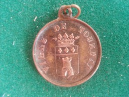 Ville De Tournai, Concours De Chant, Festival, 1855, 4 Gram (medailles0180) - Autres & Non Classés
