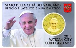 2014 - Vaticano Coin Card N. 5 - Vatican