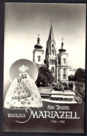 CP-PHOTO- AUTRICHE- BASILIQUE MARIAZELL EN GROS PLAN ET LA VIERGE- - Churches