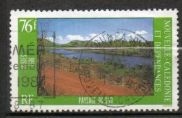 N CALEDONIE  76f Multicolore 1986  N°526 - Oblitérés