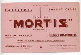 Buvard - Produits Mortis, Raticide, Insecticides - M