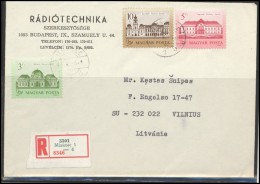 HUNGARY Magyar Brief Postal History Envelope HU 010 Architecture - Cartas & Documentos