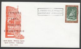 Vatican 1966, Illustarted Cover "Closing Special Jubilee Year" W./ Special Postmark Citta Di Vaticano - Lettres & Documents