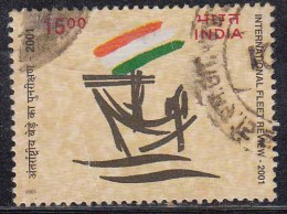 India Used 2001.  International Fleet Review, - Oblitérés