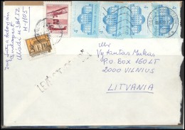 HUNGARY Magyar Brief Postal History  Envelope HU 029 Aviation Plane Architecture - Lettres & Documents