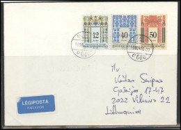 HUNGARY Magyar Brief Postal History  Envelope Air Mail HU 031 Folk Art - Lettres & Documents