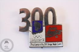 300 Lillehammer 94  Coca Cola Official Sponsor Of The Olympic Winter Games - Pin Badge #PLS - Coca-Cola