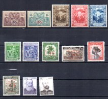 Albert, Astrid, Croix-Rouge, Lion Héraldique, Lavigerie, Dhanis Entre 192 Et 301*  Cote 63 E - Unused Stamps