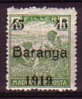 HONGRIE / BARANYA - 1919 - Timbres De Hongrie Surcharge "1919 Baranya" - 45/5 Fi ** MNH  -  Mi 40 - Baranya