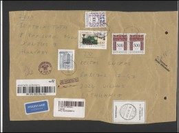 HUNGARY Magyar Brief Postal History  Envelope Air Mail HU 058 Folk Art Trains Railway Design Furniture - Lettres & Documents