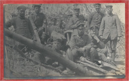 LANGEMARK - Carte Photo Militaire Allemande - Stellung - Soldats Allemands - Guerre 14/18 - Langemark-Poelkapelle