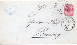 ALLEMAGNE WURTEMBERG ENTIER POSTAL  REUTLINGEN 1877 - Autres & Non Classés