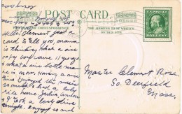 8888. Postal GREENFIELD (Mass)  1919 A Deerfield - Storia Postale
