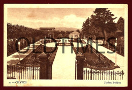 CHAVES - JARDIM PUBLICO - UM ASPECTO - 1930 PC - Vila Real