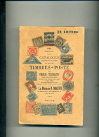 CATALOGUE DE TOUS LES TIMBRES POSTE JUILLET 1919 MAISON MAURY BOULEVARD MONTMARTRE A PARIS 58e EDITION - Altri & Non Classificati