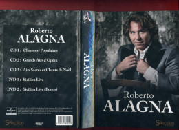 ROBERTO ALAGNA 2012 CD 1 CHANSONS POPULAIRES CD 2 OPERA CD 3 AIRS SACRES DVD 1 ET 2 SICILIEN LIVE - DVD Musicali