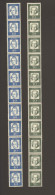 BRD Bedeutende Deutsche 11er Streifen Rollenmarke 40 U.70 Pfg Mi.Nr.355y/358y ** MNH 2 Bilder Gummimängel, Gefaltet - Rollenmarken