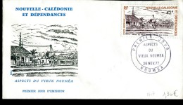 FDC Nouvelle Calédonie : Aspects Du Vieux Nouméa - Nouméa  26 Novembre 1977 - FDC