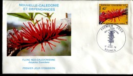 FDC Nouvelle Calédonie : Flore Néo -Calédonienne - Nouméa  17 Mars 1978 - FDC