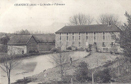 CHAOURCE - LE MOULIN ET L'ARMANCE   BELLE CARTE ANIMEE - Chaource