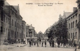 RAISMES L'USINE "LA FRANCO-BELGE" (LE PLOUICH) RENTREE DES OUVRIERS - Raismes