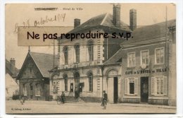 - VIGNACOURT - (Somme ), Hôtel De Ville, Animation, Cachet De 1914, écrite, TBE, Scans. - Vignacourt