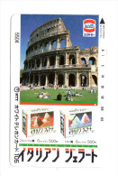 ITALIE ROME LE COLISEE Télécarte Japon - Andere & Zonder Classificatie