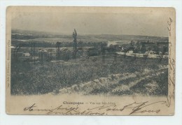 Champagne-sur-oise (95) : Vue Sur L'Isle-adam D'un Chemin Derrière Le Cimetière En 1902 PF. - Champagne Sur Oise