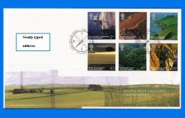 GB 2005-0011, A British Journey (S.W. England) FDC, Lizard Helston SHS - 2001-10 Ediciones Decimales