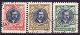 239 - Roumanie 1930 - Yv.no.399-401 Obliteres - Gebraucht