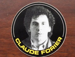 CLAUDE FORIER ( Zie Foto Voor Détail ) Zelfklever Sticker Autocollant ! - Pubblicitari