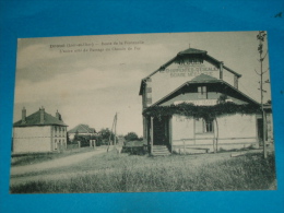 41)  Droué -  Route De La Fontenelle - L'autre Coté Du Passage Du Chemin De Fer - A.JOLY : Entrepreneur ; Charpentes - Droue