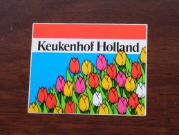 KEUKENHOF HOLLAND ( Zie Foto Voor Details ) Zelfklever Sticker Autocollant ! - Werbung