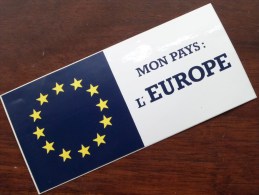 MON PAYS : L'EUROPE ( Zie Foto Voor Details ) Zelfklever Sticker Autocollant ! - Publicidad