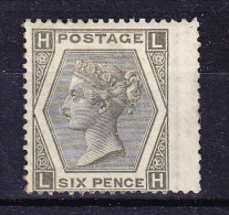 1873  SG 125* Queen Victoria 6 D. Grey - Unused Stamps
