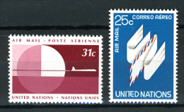 1977 - U.N. OFFICES IN NEW YORK - ONU UFFICIO DI NEW YORK - Catg. Unif. 22/23 - MINT - MNH (PGS01062011) - Luchtpost