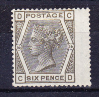 1878  SG 147 * Queen Victoria 6 D. Grey Platte 16 - Ongebruikt