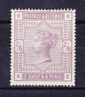 1883/84 SG 178 * Queen Victoria 2/6 D. Lilac - Ungebraucht