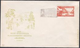 Yugoslavia 1960, Illustrated Card "10 Years Of Mountaineering Association" W./ Special Postmark "Zagreb", Ref.bbzg - Cartas & Documentos