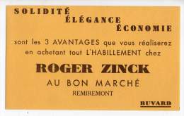 Buvard - Habillement, Roger Zinck, Au Bon Marché, Remiremont - Textile & Vestimentaire