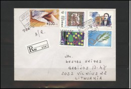 SPAIN Brief Postal History Envelope ES 004 ATM Automatic Stamps Personalities EUROPE - Brieven En Documenten