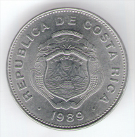 COSTA RICA 1 COLON 1989 - Costa Rica