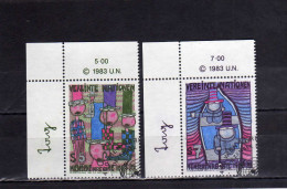 UNITED NATIONS AUSTRIA VIENNA WIEN - ONU - UN - UNO 1983 HUMAN RIGHTS DIRITTI UMANI USED - Usati