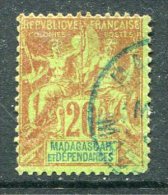 MADAGASCAR - Y&T 34 - 20% De La Cote - Oblitérés