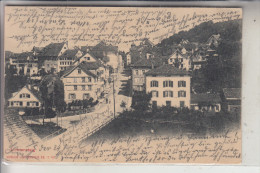 CH 9620 LICHTENSTEIG, Ortsansicht, 1904 - Lichtensteig