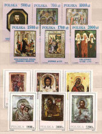 POLAND 1991 MIX ICONS & OTHERS 2sets MNH - Ongebruikt